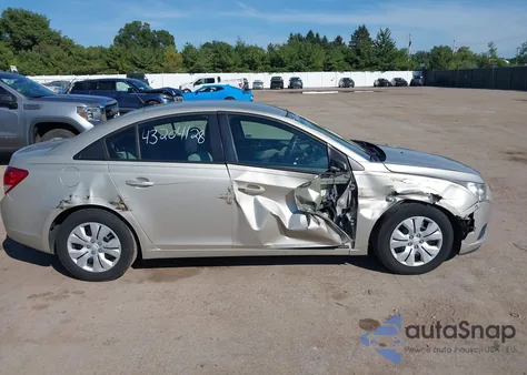 2013 Chevrolet Cruze Ls Auto из США, поврежденный, VIN 1G1PA5SH7D7325634